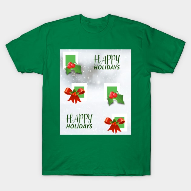 Happy Holidays T-Shirt by pengulous